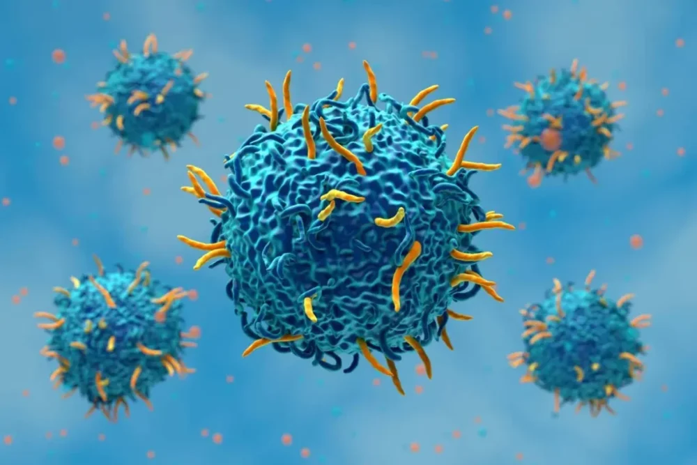 Impressão 3D de linfonodos aumenta em 75% a conversão de CAR-T cells. Entenda o avanço espanhol e o que significa para o Brasil.